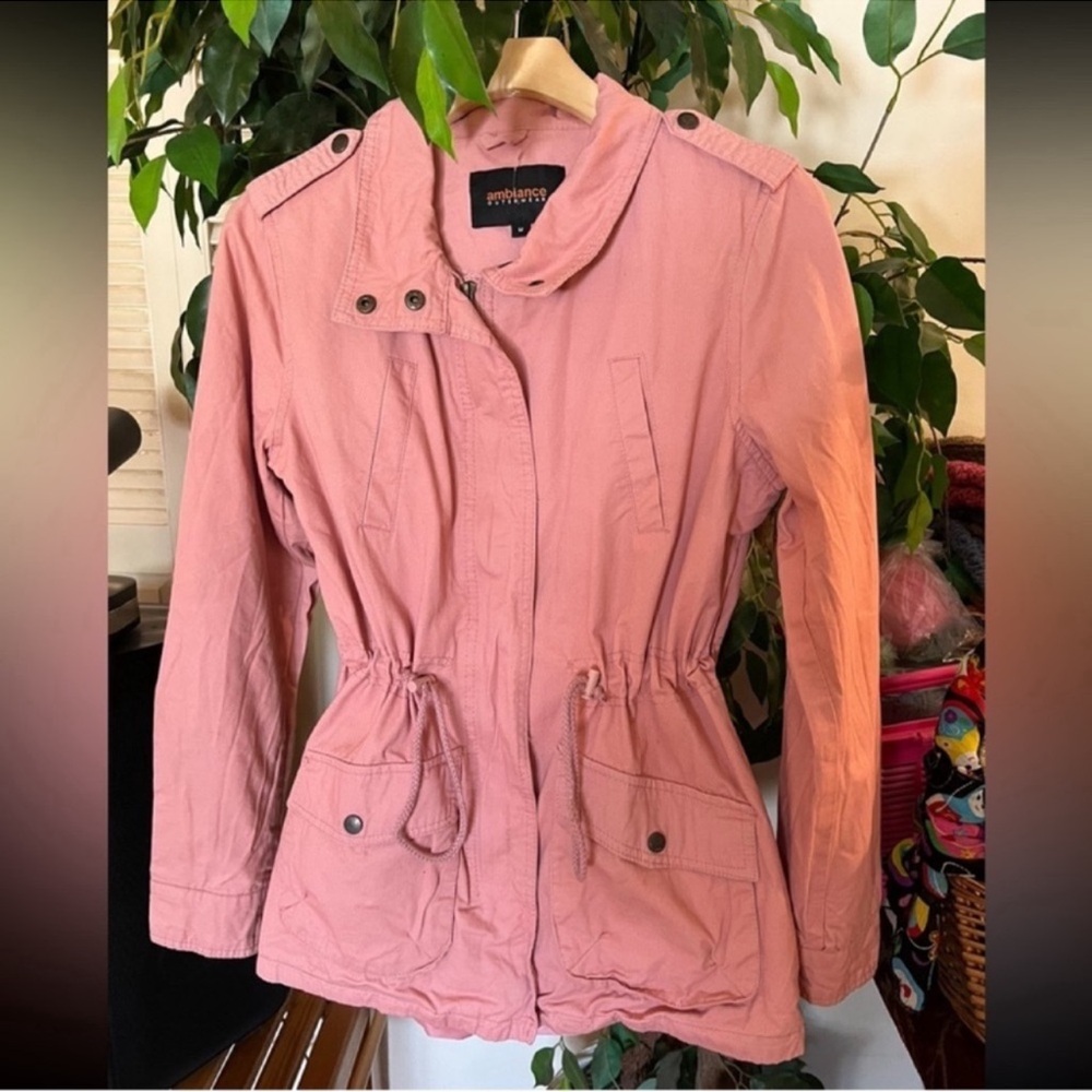 Ambiance Blush Utility Jacket